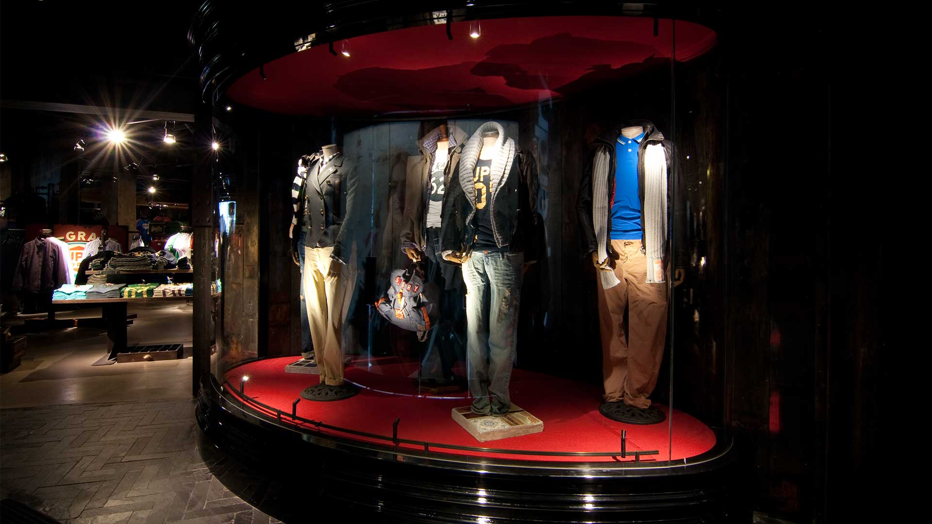 Vitrine Merchandise Light Interior Shop Display Nulty