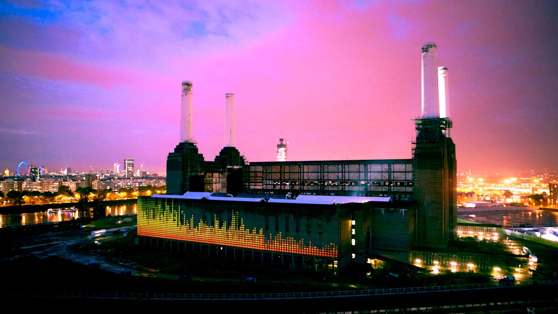 Lighting Battersea Power Station Brand Experience Event XYZ Nulty