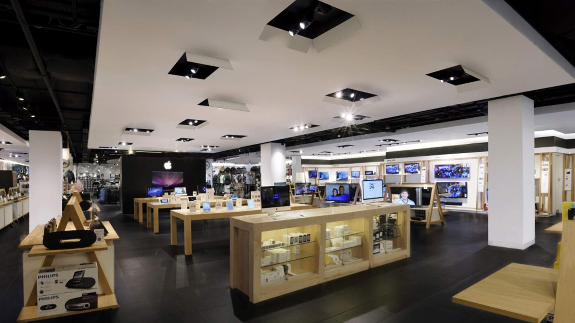Interior Lighting Design Ceiling Detail Retail Store Technology Products Nulty