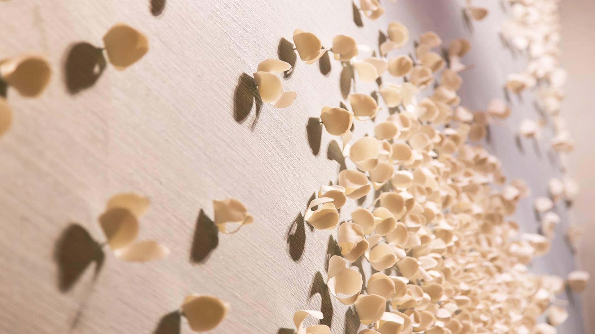Feature Porcelain Petals Decoration Texture Wall Light Nulty