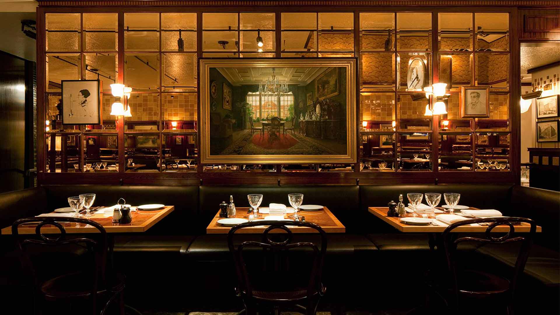 Intimate Austrian Dining Room Experience Banquette Light Nulty