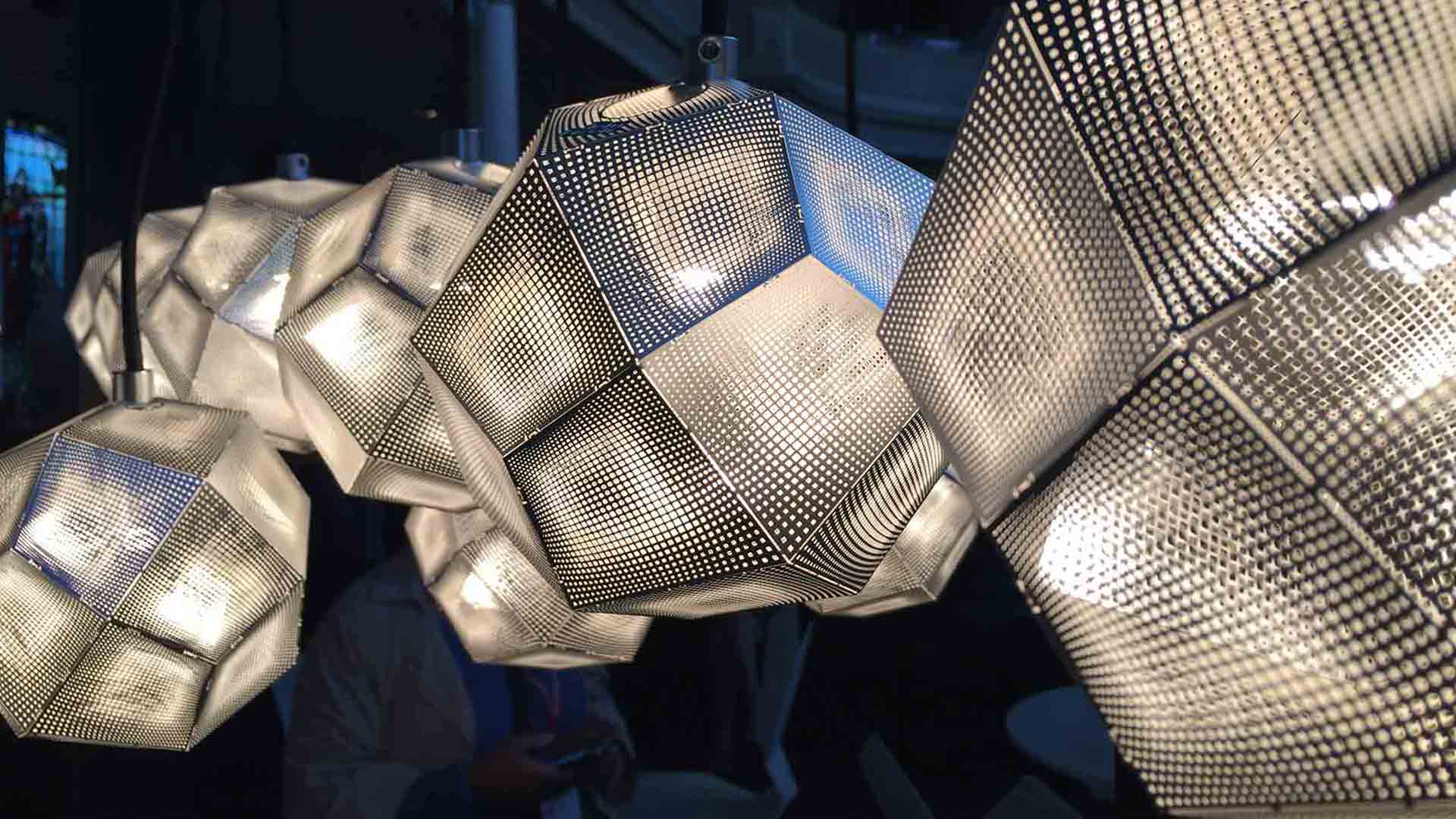 Pendants Cluster Etch Tom Dixon Clerkenwell Design Week Nulty