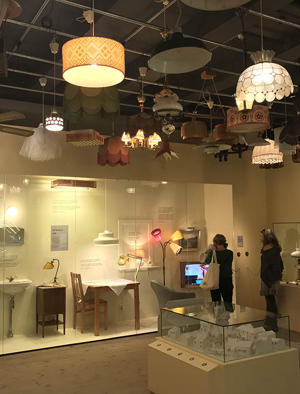 Nordic Light Exhibition - Nordiska Museet - Electric Lamps Electric Lamps Nordic Light Exhibition Nordiska Museet
