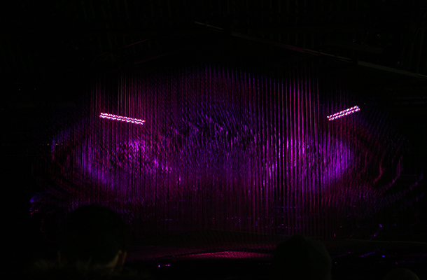 Aether Architecture Social Club with Max Cooper Light Art 