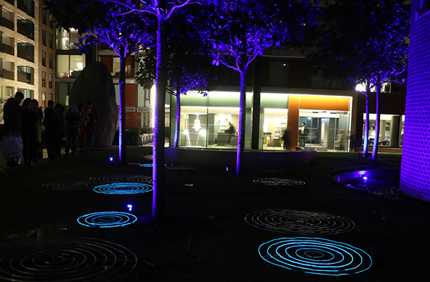 Droplets Ulf Pedersen Light Art 