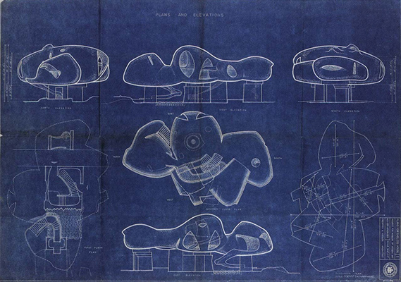 Frederick Kiesler - Blueprints For Endless House Frederick Kiesler Blueprints For Endless House