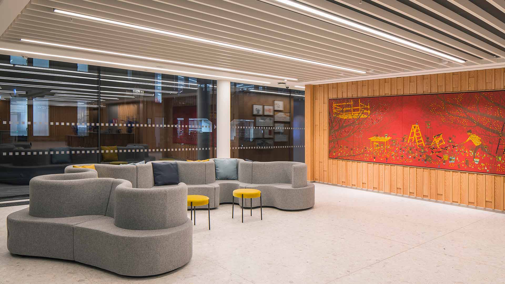 Architectural Lighting Design Office WELL Certified Design Reception Space Consultants London Nulty