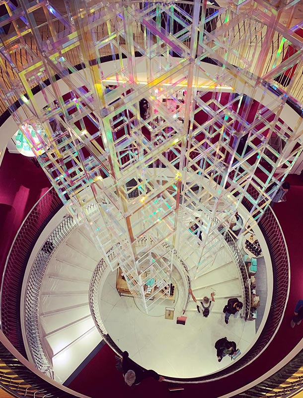 London Design Festival 2019 - Iri-Descent, By Liz West London Design Festival 2019 Iri-Descent Liz West Fortnum & Mason