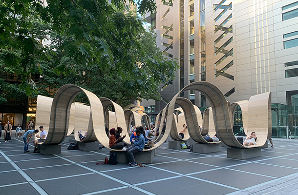 London Design Festival 2019 - Please be Seated, By Paul Cocksedge London Design Festival 2019 Please be Seated Paul Cocksedge Finsbury Avenue Square