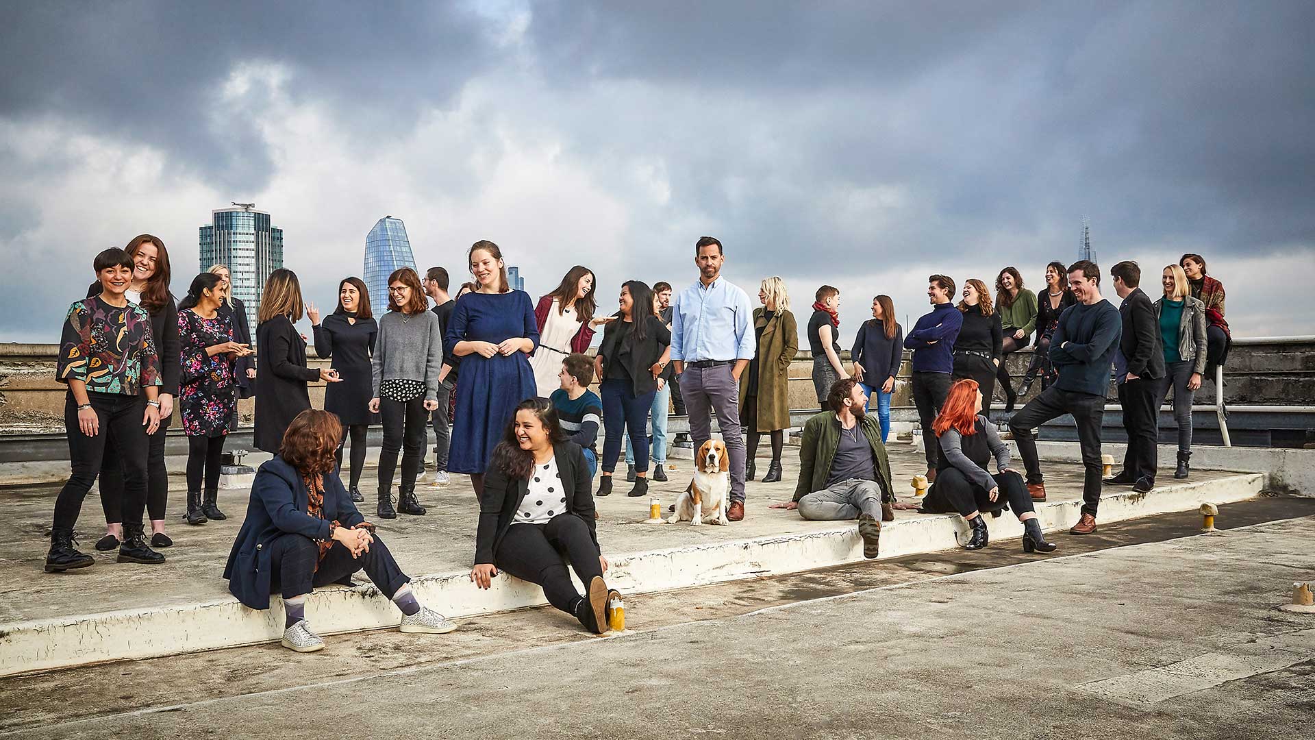 Nulty London Team Architectural Lighting Designers Rooftop Photo
