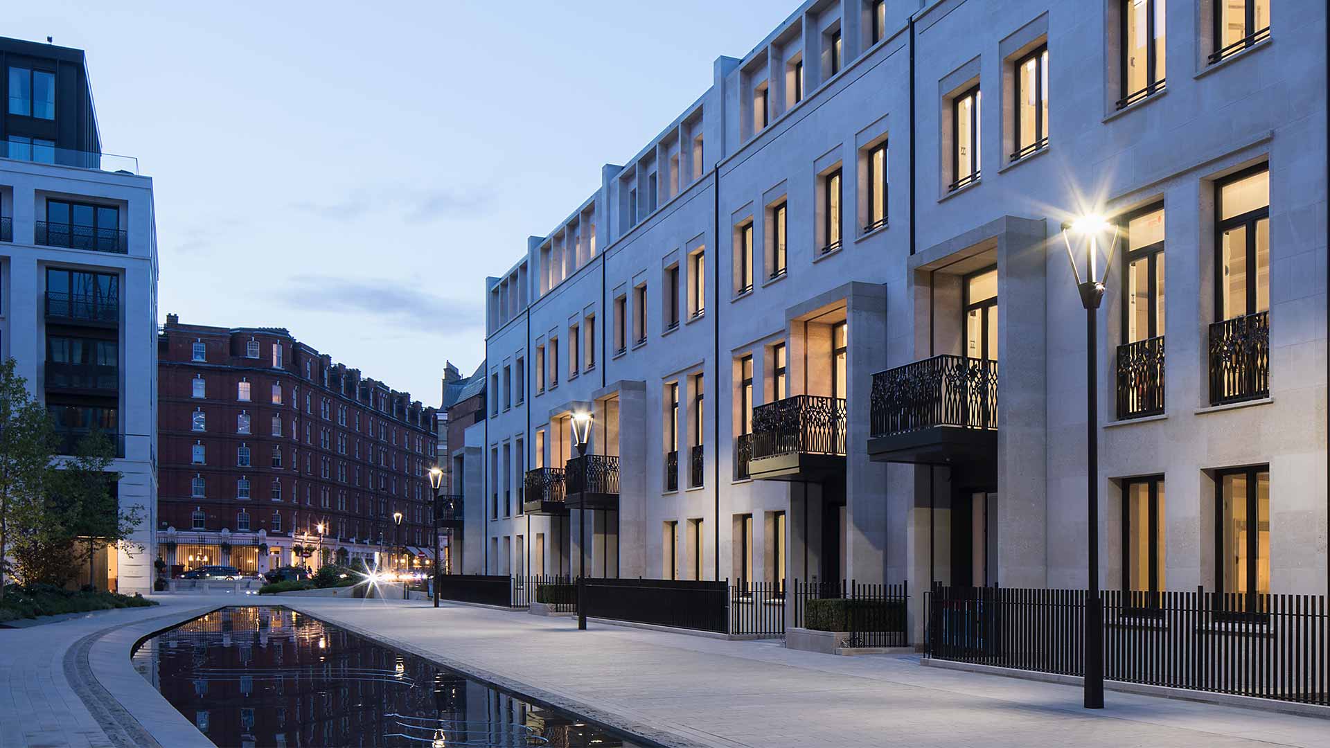 Exterior Lighting Design Scheme Bespoke Lamp Post Chelsea Barracks London Consultants Nulty