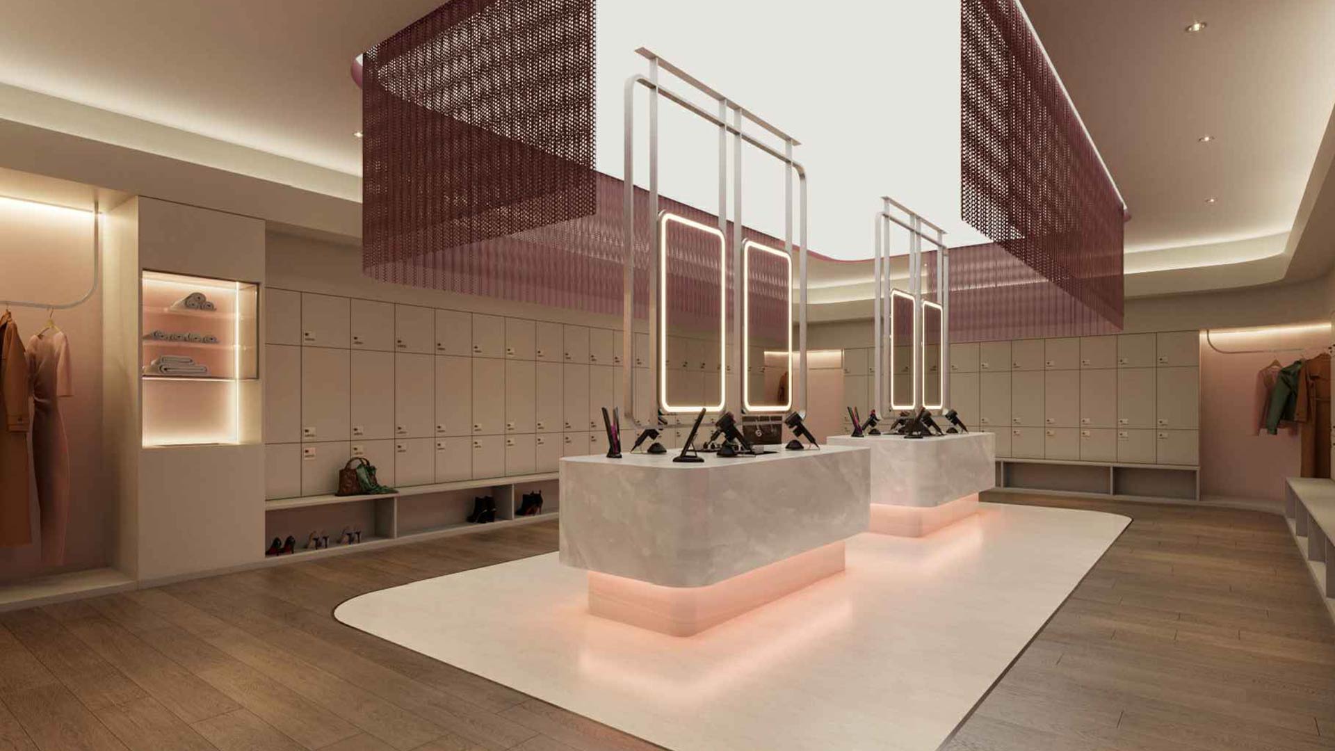 FitnGlam Gym Lighting Design Concept Nulty