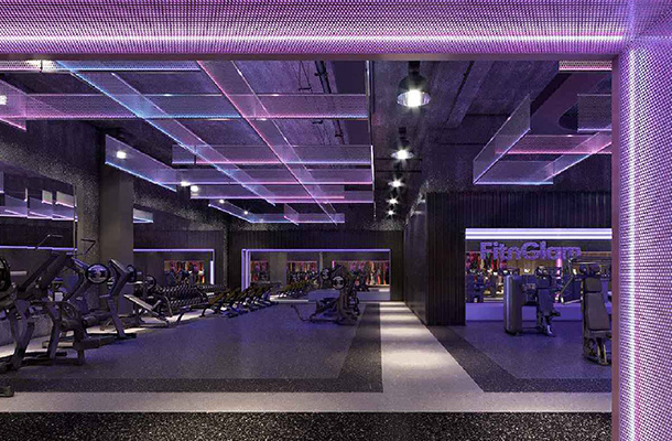 Nulty - FitnGlam, UAE - Lighting Design Concept FitnGlam Gym Lighting Design Concept Nulty