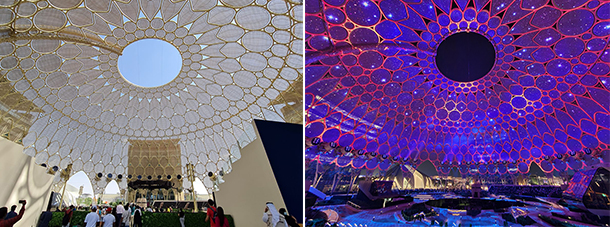 Expo 2020 Dubai Al Wasl Plaza Day Night 