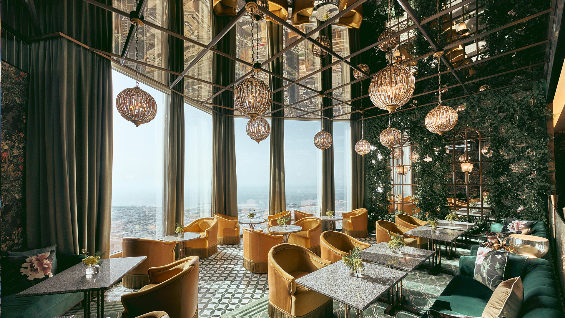 Atmosphere Burj Khalifa Decorative Pendant Illumination Architectural Lighting Design Consultants Nulty Dubai Banner