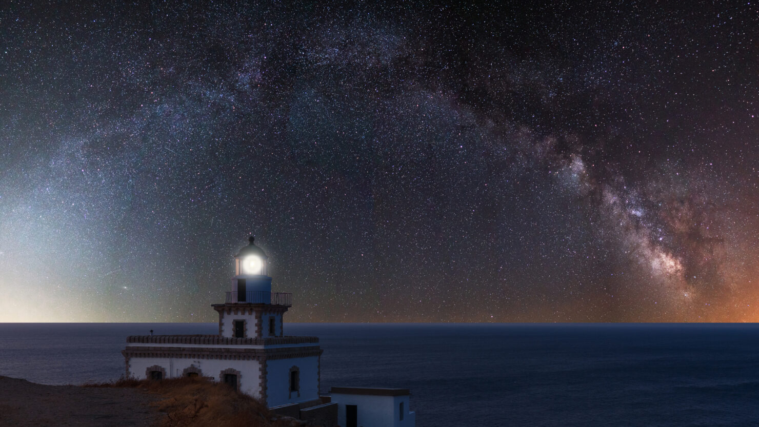 Greece darks skies